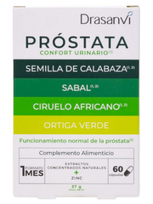 Próstata - 60 Cápsulas - Drasanvi